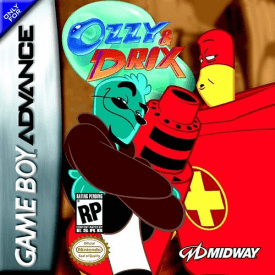 Ozzy and Drix box art for GameBoy Advance